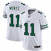 Nike Eagles 11 Carson Wentz White 2019 New Vapor Untouchable Limited Jersey Dzhi,baseball caps,new era cap wholesale,wholesale hats